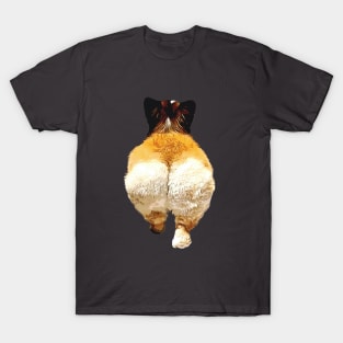 Corgi Butt Pattern Welsh Pembroke T-Shirt